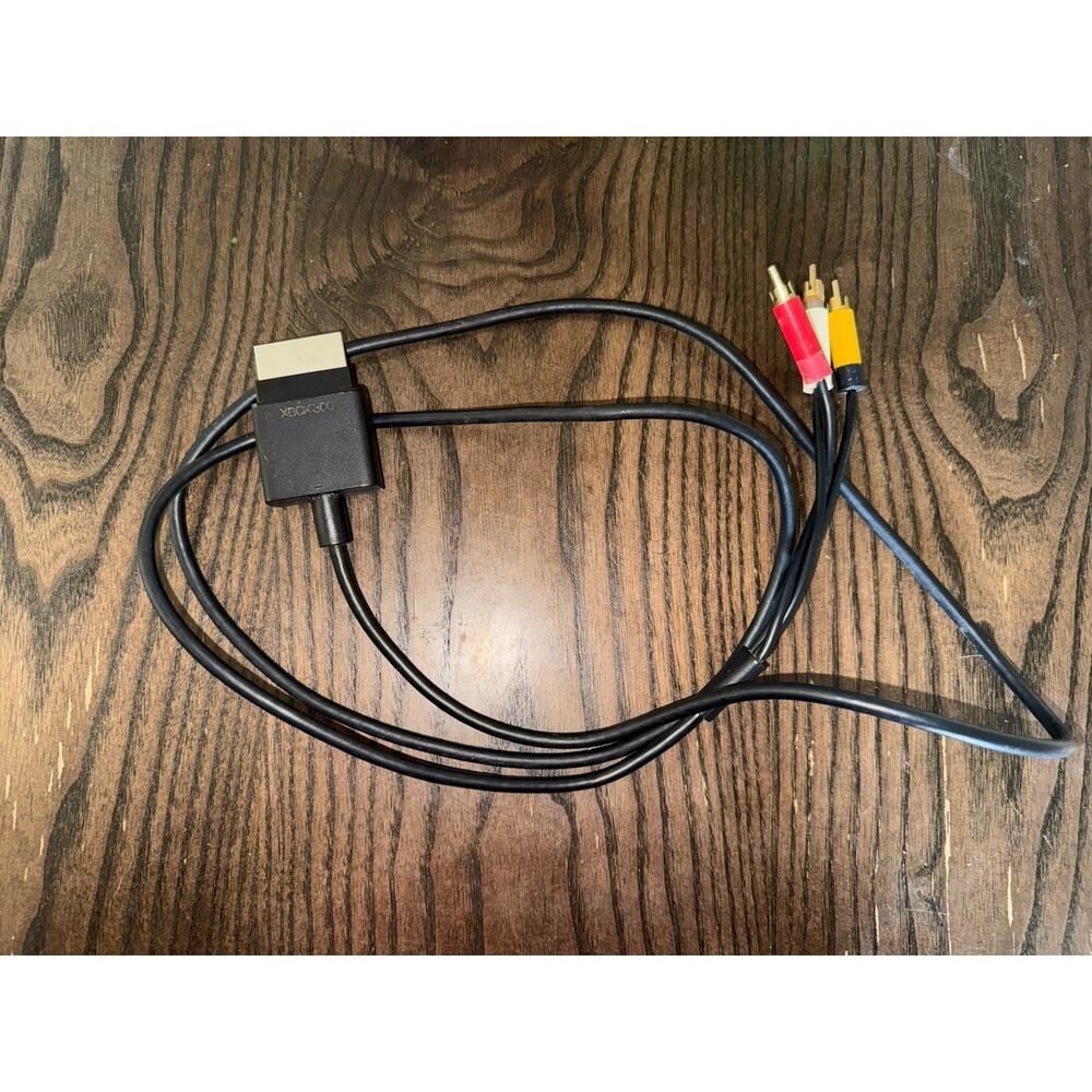 Microsoft Xbox 360 Composite AV Cable OEM Untested